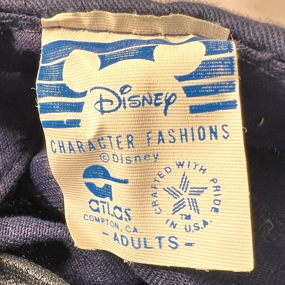Vintage Disney Mickey Mouse‎ Snapback Hat Navy Gold Embroidered Leaves Adult Cap